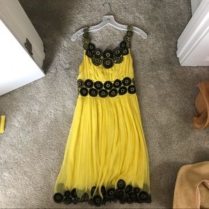 Catherine Maladrino Yellow Dress